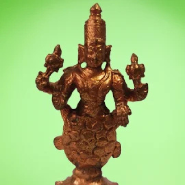 Energized 2 Inch Statue of Kurma Avatar
